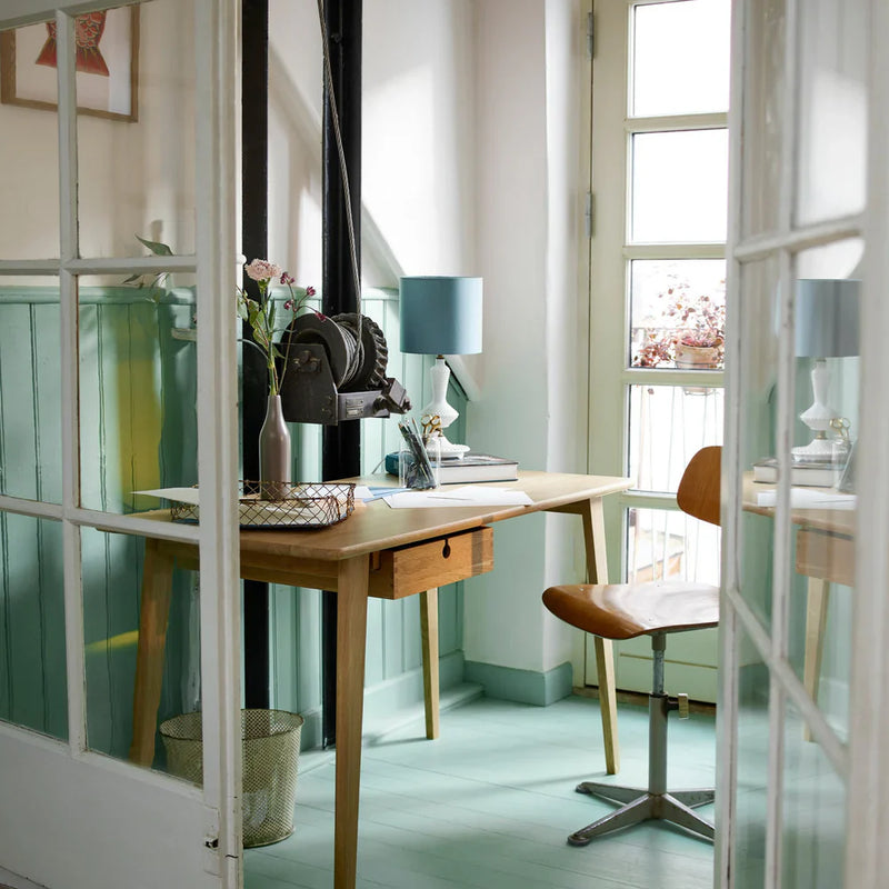 FDB Møbler C67 Butler Desk, Solid Nature Lacquered Oak, Small