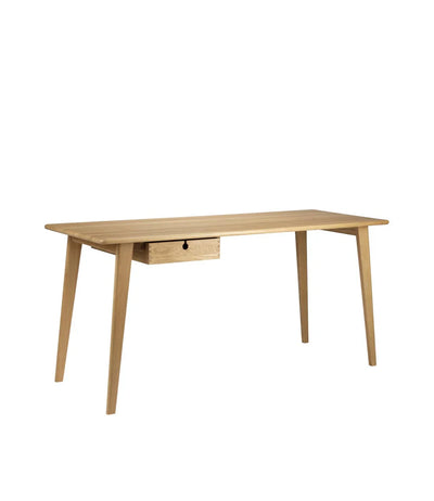 FDB Møbler C67 Butler Desk, Solid Nature Lacquered Oak, Large