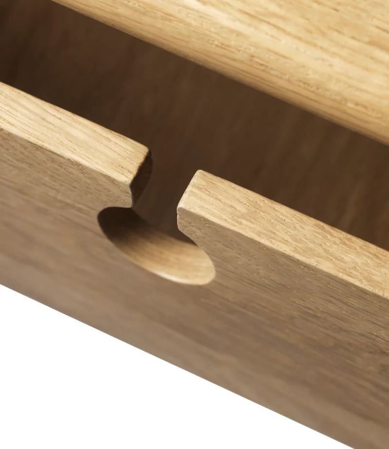 FDB Møbler C67 Butler Desk, Solid Nature Lacquered Oak, Large