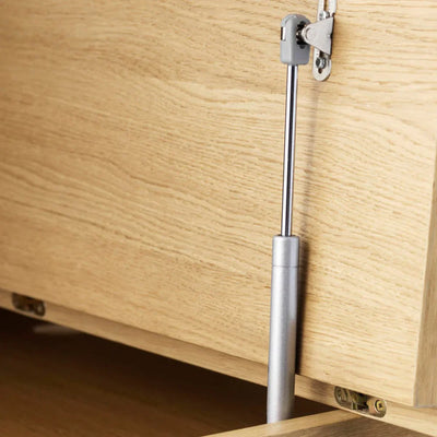 FDB Møbler C68 Nørrebro Desk, Nature Lacquered Oak/Nero Linoleum