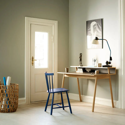 FDB Møbler C68 Nørrebro Desk, Nature Lacquered Oak/Nero Linoleum