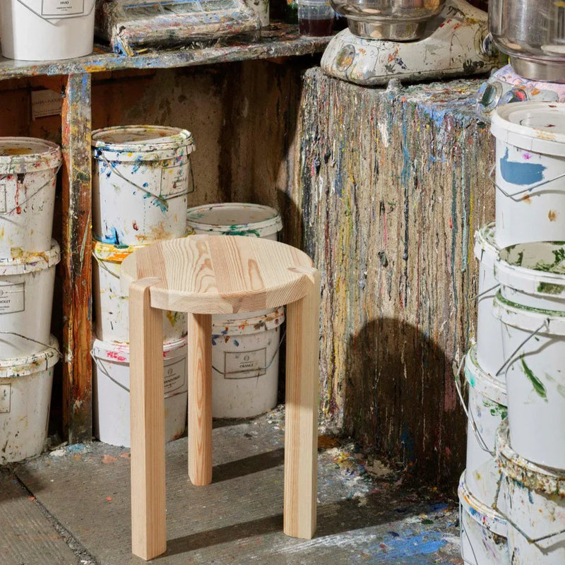 FDB Møbler D108 Ragnesminde Side Table, Solid Nature Untreated Pine