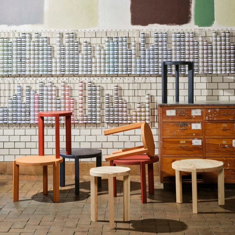 FDB Møbler D108 Ragnesminde Side Table, Solid Nature Untreated Pine