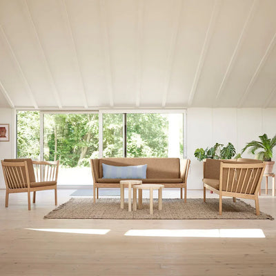 FDB Møbler D108 Ragnesminde Side Table, Solid Nature Untreated Pine