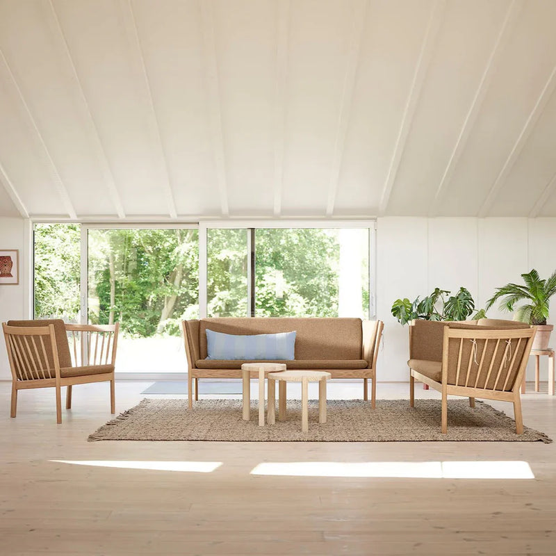 FDB Møbler D108 Ragnesminde Side Table, Solid Nature Untreated Pine