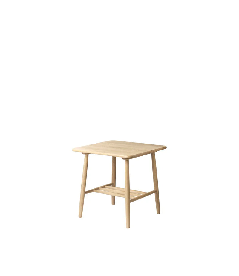 FDB Møbler D20 Corner Table, Solid Nature Oiled Oak