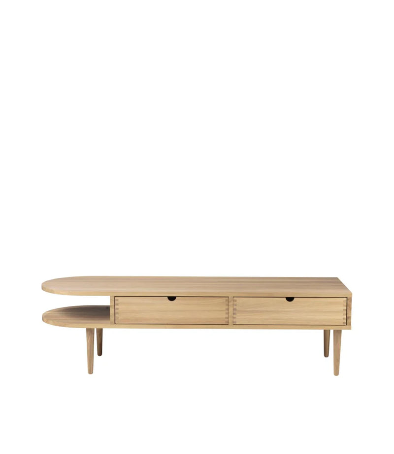 FDB Møbler F24 Bench, Solid Nature Lacquered Oak