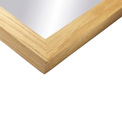 FDB Møbler I2 Mossø Mirror, Nature Lacquered Oak