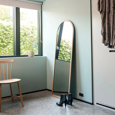 FDB Møbler I2 Mossø Mirror, Nature Lacquered Oak