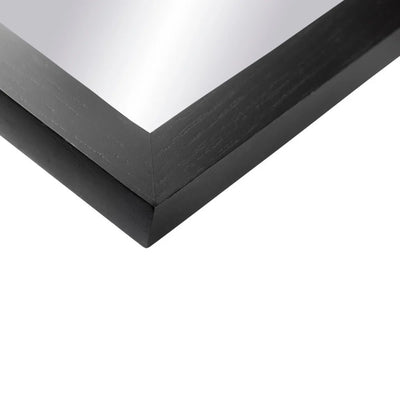 FDB Møbler I2 Mossø Mirror, Black Painted Oak