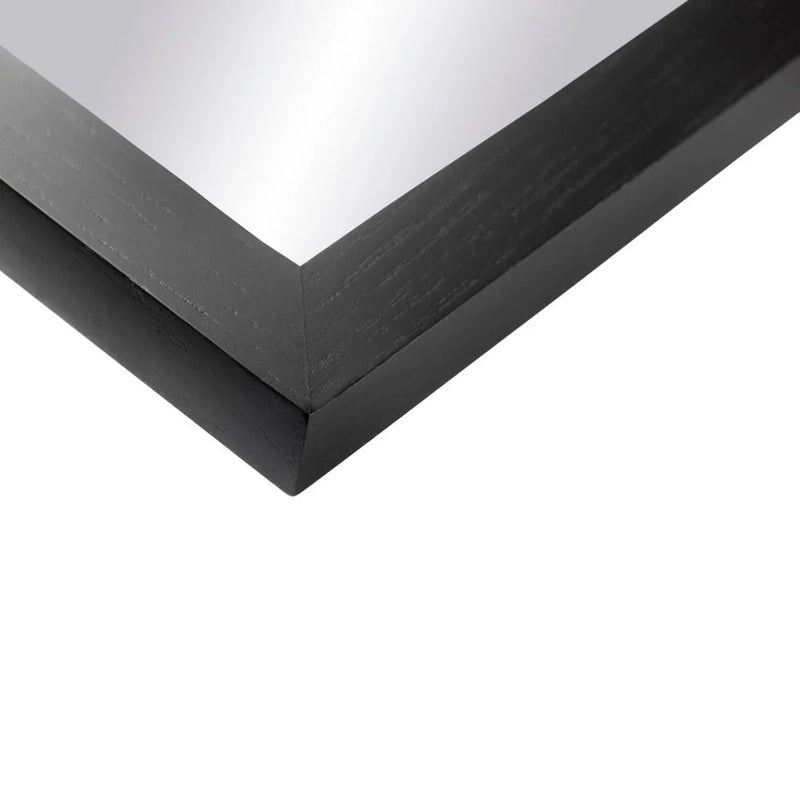 FDB Møbler I2 Mossø Mirror, Black Painted Oak