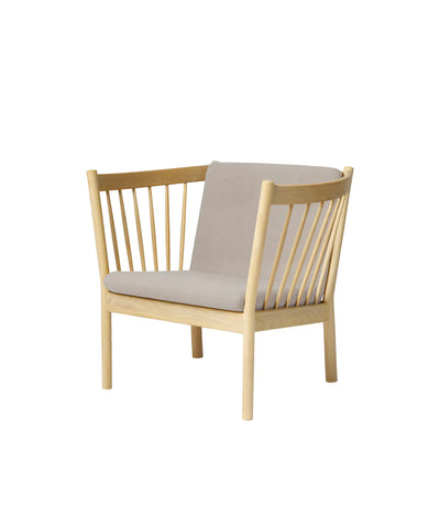 FDB Møbler J146 Armchair, Nature Lacquered Oak/Beige