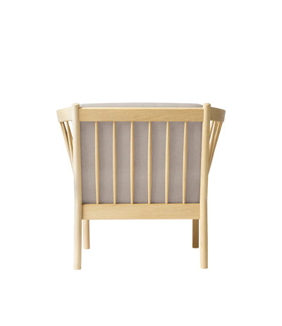 FDB Møbler J146 Armchair, Nature Lacquered Oak/Beige