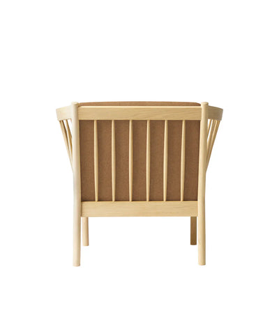 FDB Møbler J146 Armchair, Nature Lacquered Oak/Brown