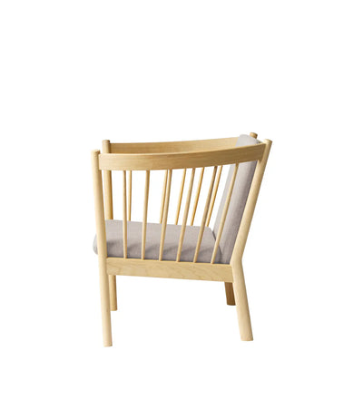 FDB Møbler J146 Armchair, Nature Lacquered Oak/Light Grey