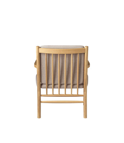 FDB Møbler J147 Armchair, Nature Lacquered Oak/Beige
