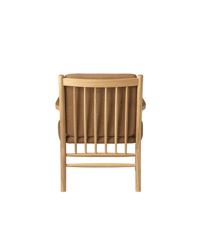 FDB Møbler J147 Armchair, Nature Lacquered Oak/Brown
