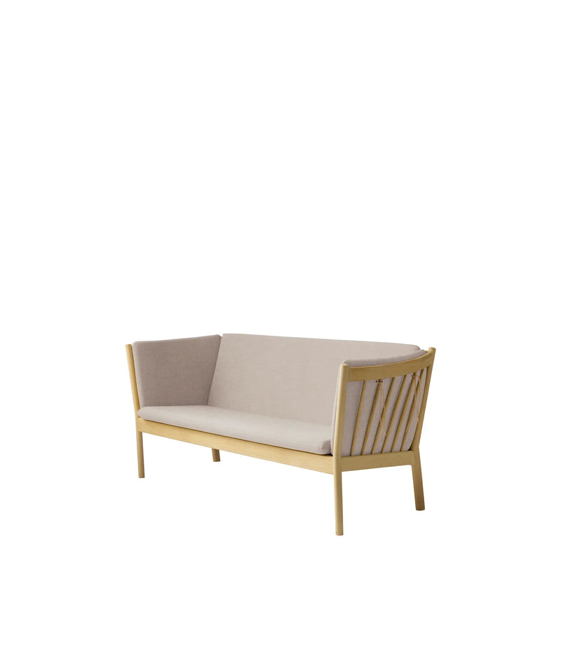 FDB Møbler J149 3 Pers. Couch, Nature Lacquered Oak/Beige
