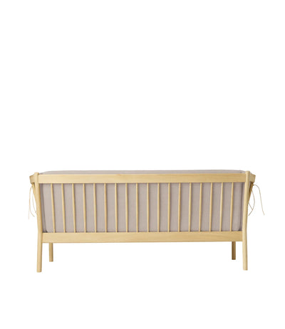 FDB Møbler J149 3 Pers. Couch, Nature Lacquered Oak/Beige