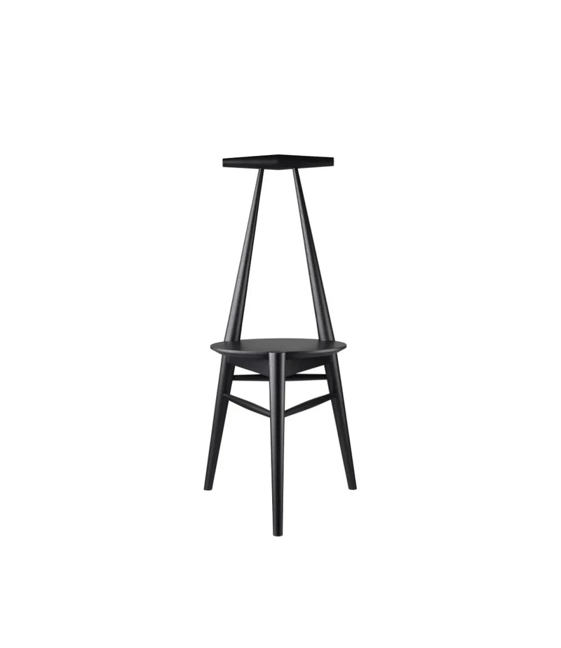 FDB Møbler J157 Anker Chair, Solid Jet Black Oak