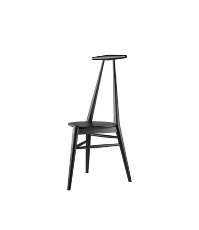 FDB Møbler J157 Anker Chair, Solid Jet Black Oak