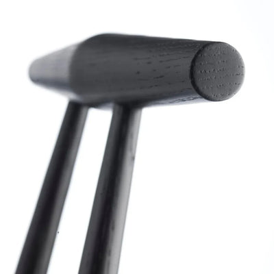 FDB Møbler J157 Anker Chair, Solid Jet Black Oak