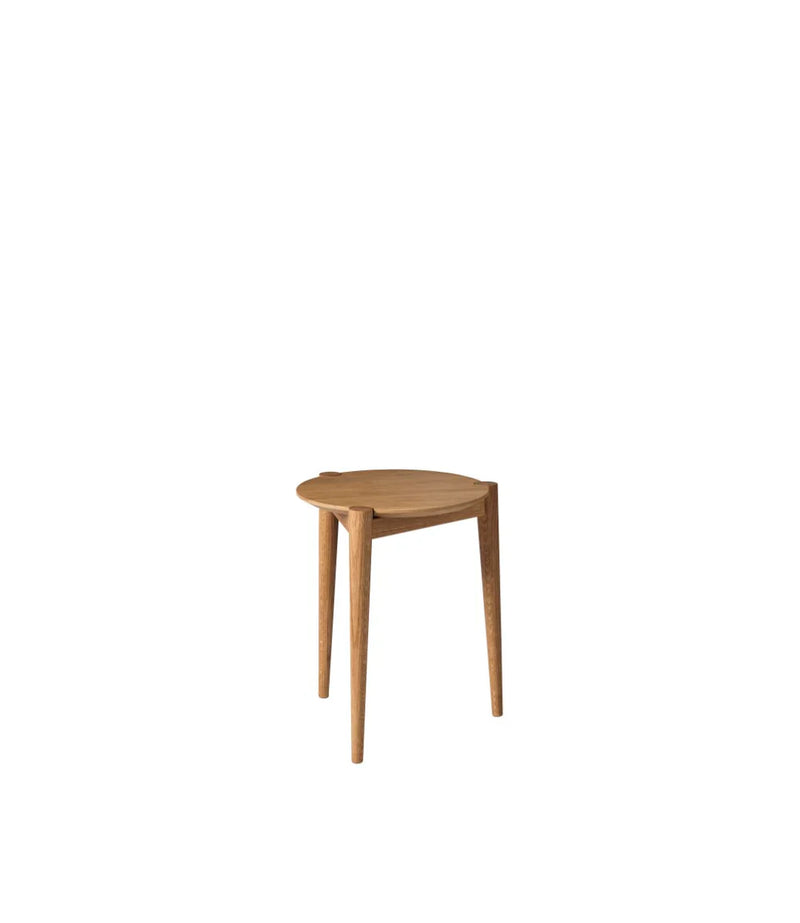 FDB Møbler J160 Søs Stool, Solid Nature Oiled Oak