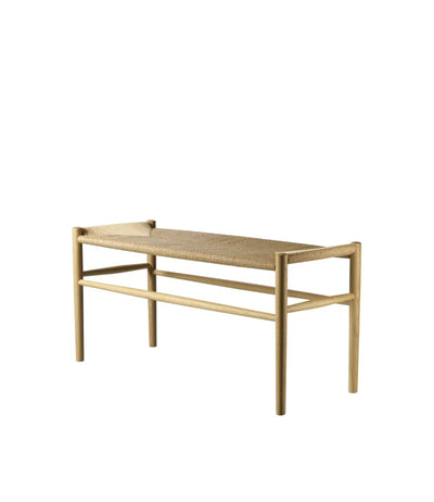 FDB Møbler J163, Piano Bench, Nature Lacquered Oak