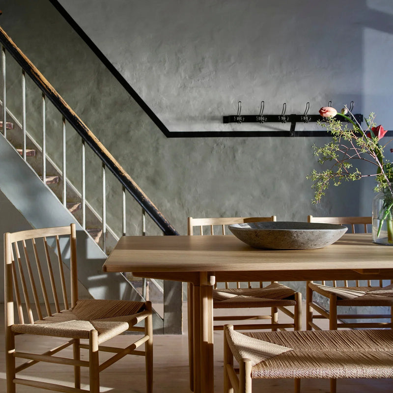 FDB Møbler J163, Piano Bench, Nature Lacquered Oak