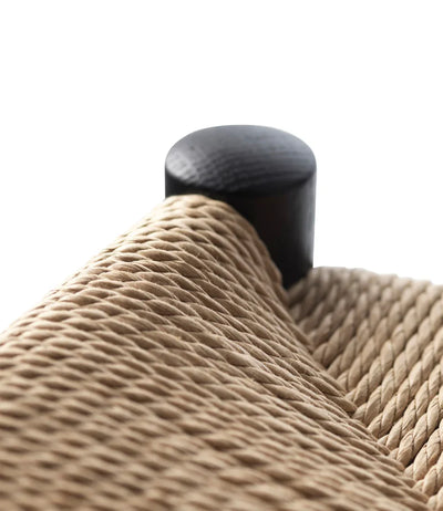 FDB Møbler J164C Counter Stool, Jet Black Oak, Squared