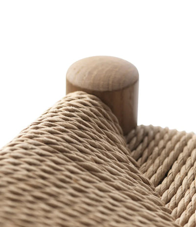 FDB Møbler J164C Counter Stool, Nature Lacquered Oak, Squared