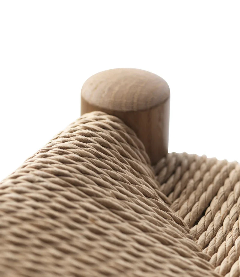 FDB Møbler J164C Counter Stool, Nature Lacquered Oak, Squared