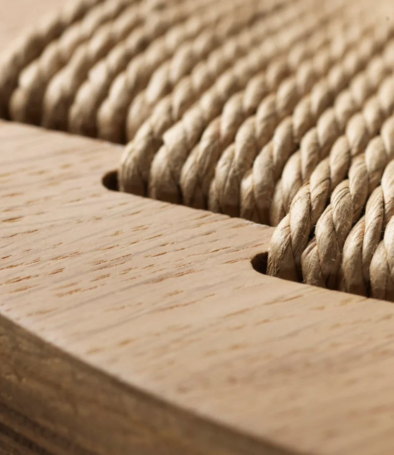 FDB Møbler J165B Bar Stool, Nature Lacquered Oak, Round