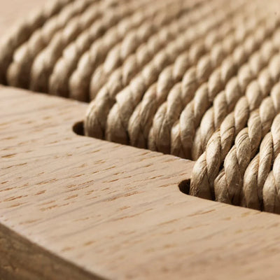 FDB Møbler J165C Counter Stool, Nature Lacquered Oak, Round