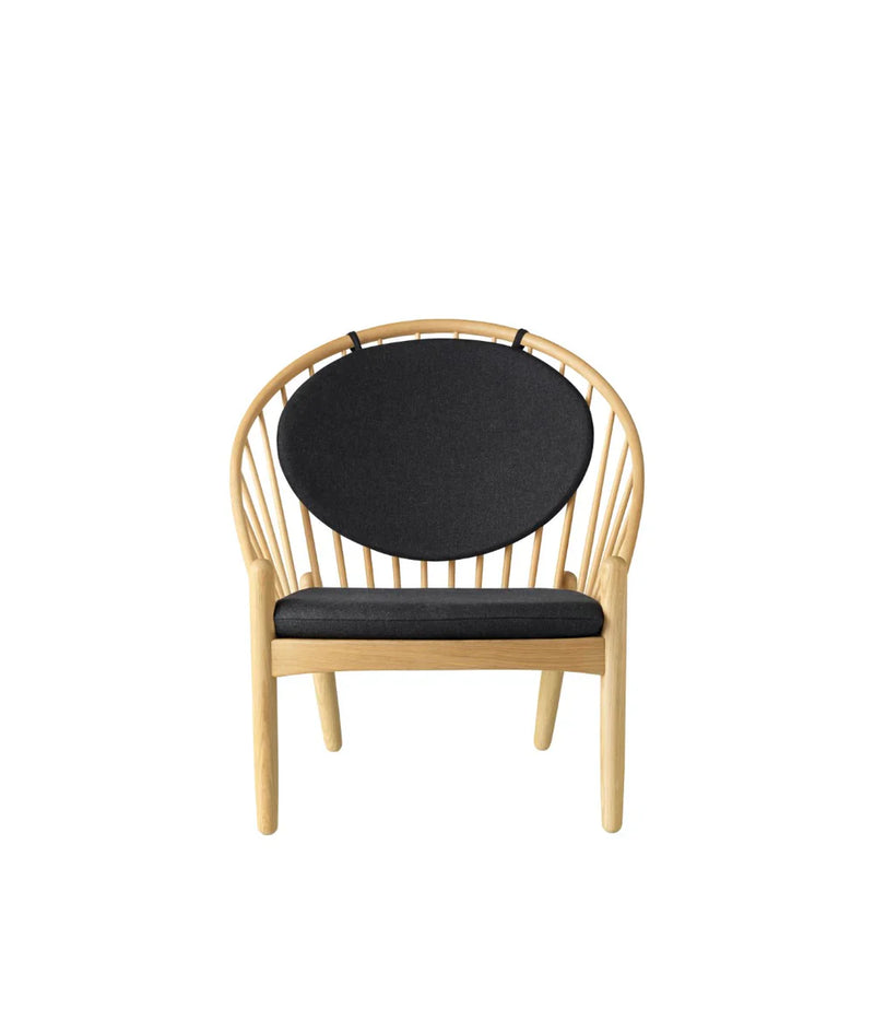 FDB Møbler J166 Jørna Chair, Nature Lacquered Oak/Dark Grey