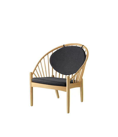 FDB Møbler J166 Jørna Chair, Nature Lacquered Oak/Dark Grey