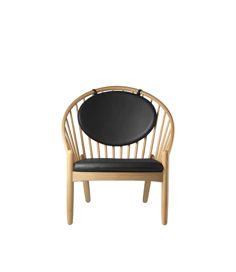 FDB Møbler J166 Jørna Chair, Nature Lacquered Oak/Black