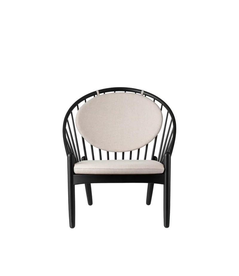 FDB Møbler J166 Jørna Chair, Jet Black Oak/Beige