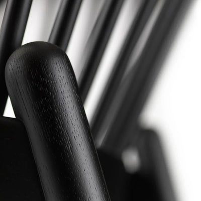 FDB Møbler J166 Jørna Chair, Jet Black Oak/Beige