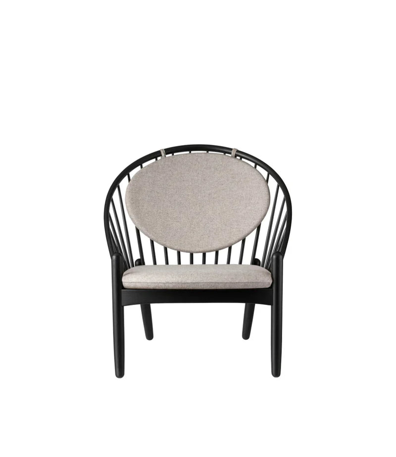 FDB Møbler J166 Jørna Chair, Jet Black Oak/Light Grey