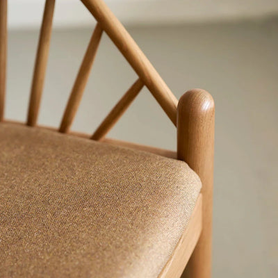 FDB Møbler J166 Jørna Chair, Smoked Oiled Oak/Brown