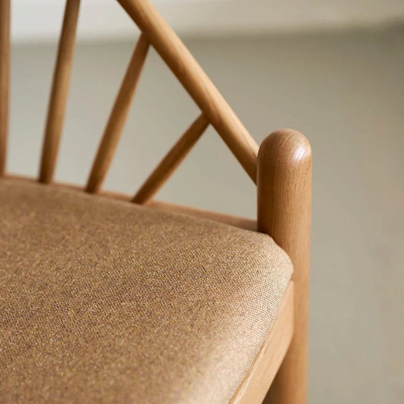 FDB Møbler J166 Jørna Chair, Smoked Oiled Oak/Brown