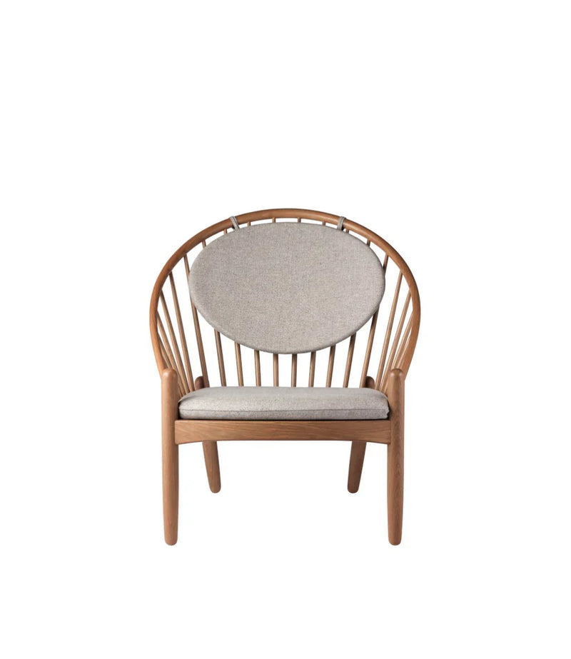 FDB Møbler J166 Jørna Chair, Smoked Oiled Oak/Light Grey
