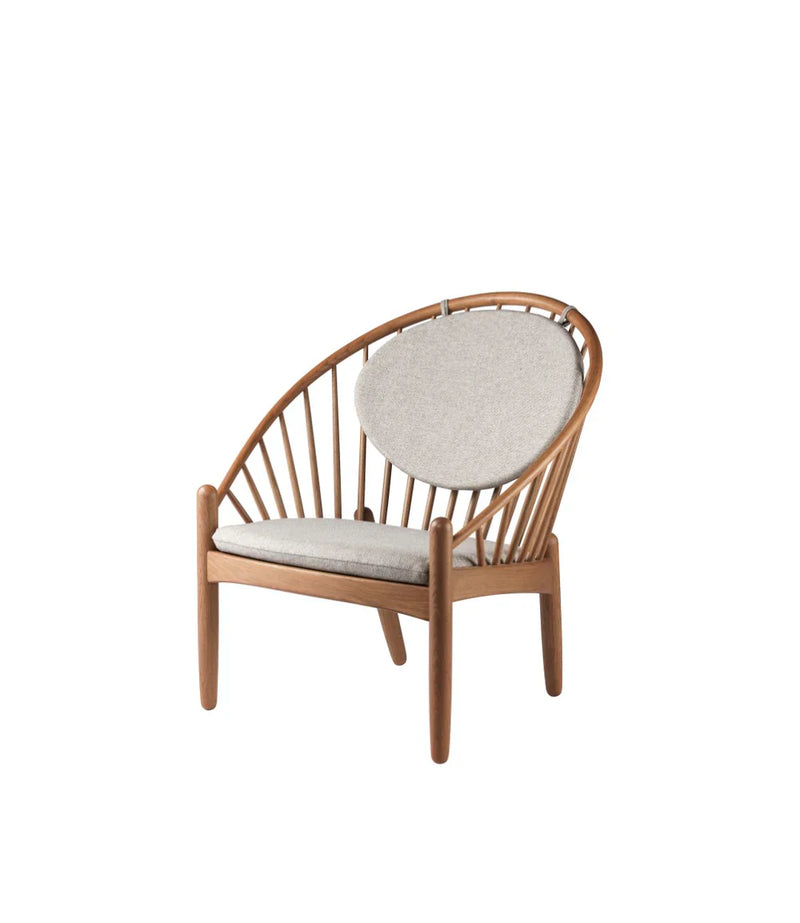 FDB Møbler J166 Jørna Chair, Smoked Oiled Oak/Light Grey