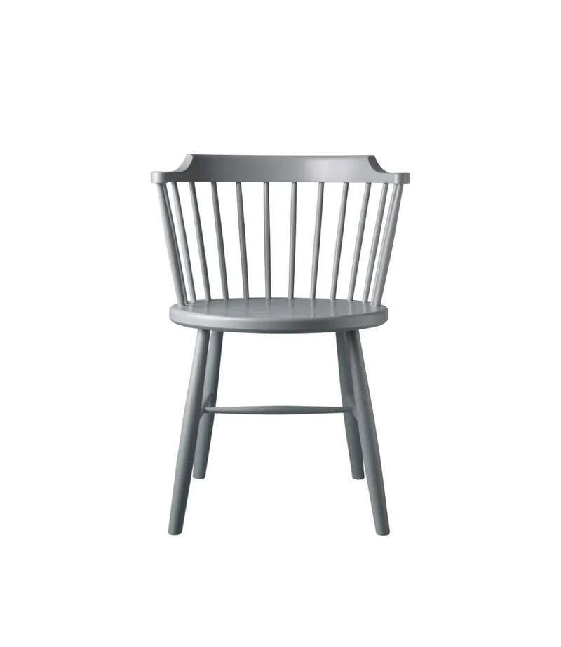 FDB Møbler J18 Chair, Signal Grey Painted Beech