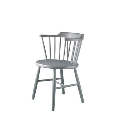 FDB Møbler J18 Chair, Signal Grey Painted Beech