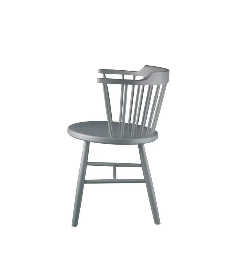 FDB Møbler J18 Chair, Signal Grey Painted Beech