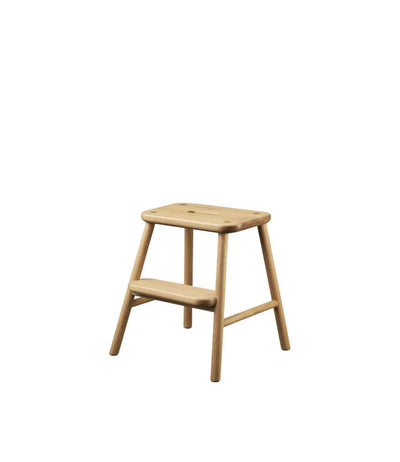 FDB Møbler J180 Sønderup Step Ladder, Solid Nature Oiled Oak