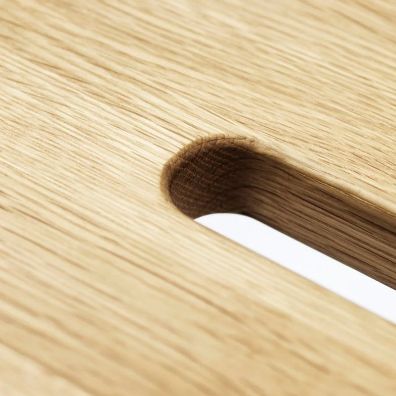 FDB Møbler J180 Sønderup Step Ladder, Solid Nature Oiled Oak