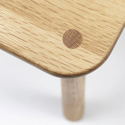 FDB Møbler J181 Sønderup Step Stool, Solid Nature Oiled Oak